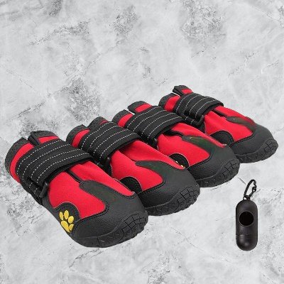 Chaussons pour chien - PetDogShoes™ - Rouge - Trek Paws