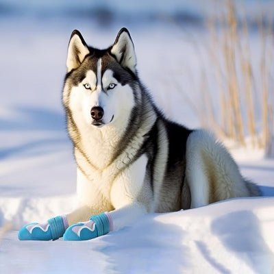 Botte pour chien - DogBoots™ - Bleu - Trek Paws