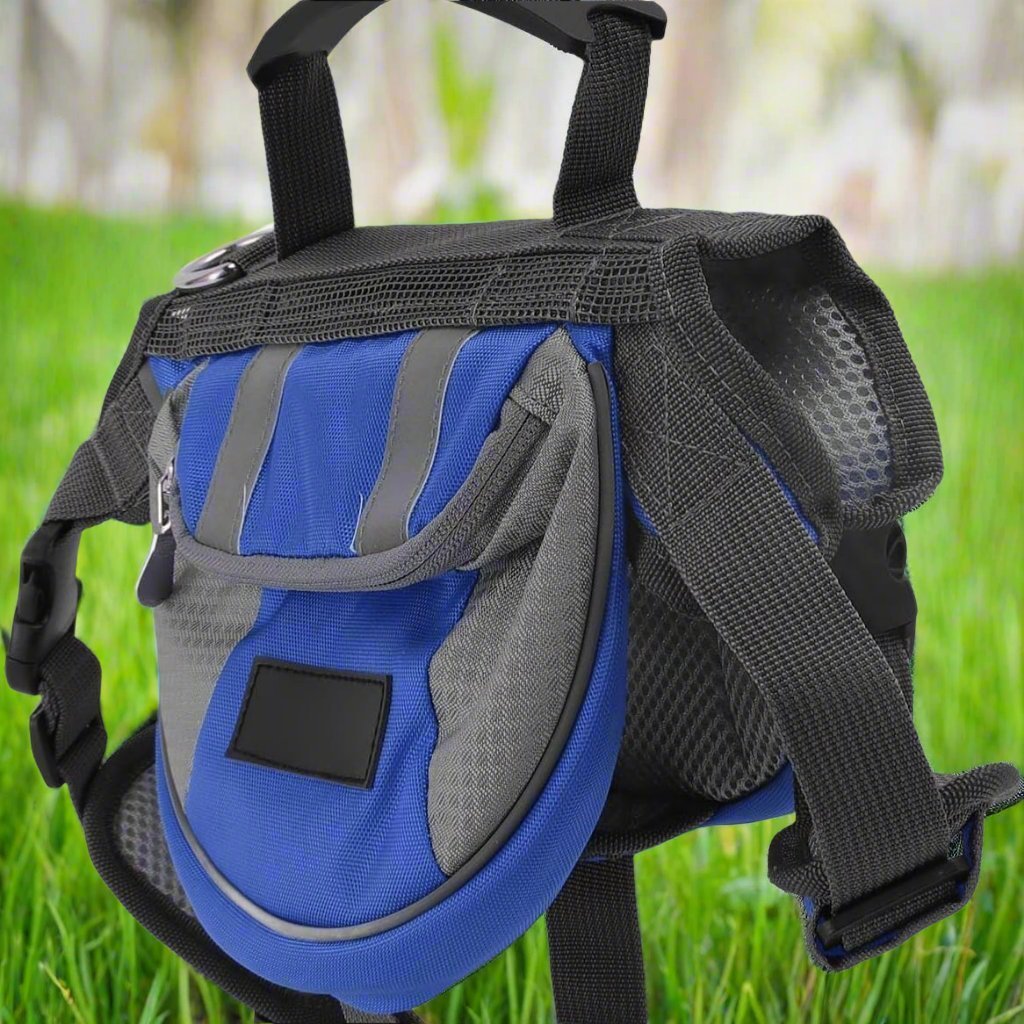 Sac de Voyage Chien - DogBackpack™ - Bleu - Trek Paws