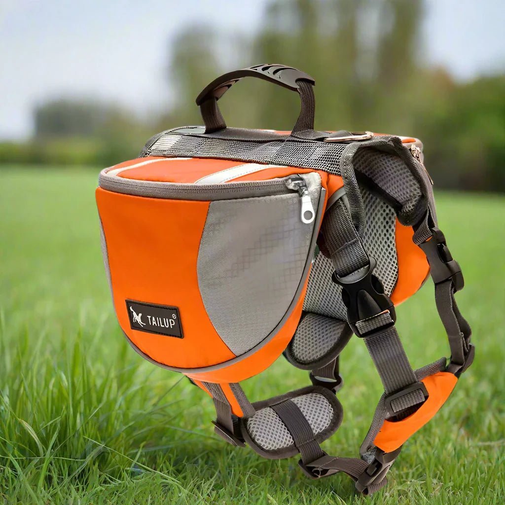 Sac de Voyage Chien - DogBackpack™ - Orange - Trek Paws