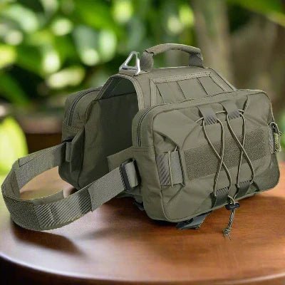 Sac à dos pour chien - BackpackDogHarness™ - Vert - Trek Paws